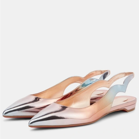 Christian Louboutin Hot Chickita Sling Leather Slingback Flats Size 39 - Picture 7 of 17